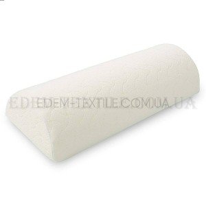 Подушка ортопедическая для сна Полувалик Идея Белый, 49х20х10