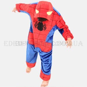 Кигуруми детский Человек Паук Spiderman , Рост 120