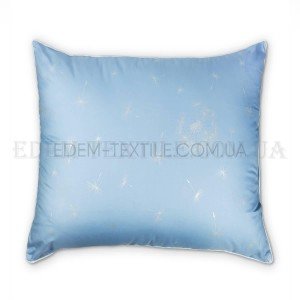 Подушка с искусственным Лебединым Пухом 70х70 Лелека Голубой, 70х70