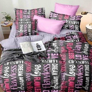 Молодежное постельное белье Tag из сатина S379 , Полуторный