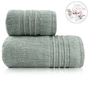 Плотное полотенце микрокоттон Sikel Kombin Хаки, 50х90