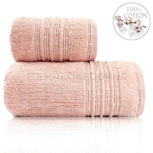 Плотное полотенце для ванной Sikel Kombin Лосось, 50х90 Плотное полотенце для ванной Sikel Kombin Лосось, 50х90