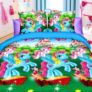 Постельное белье для девочки подростка Пони R8595 , Полуторный