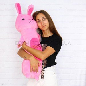 Детская обнимашка подушка Зайка ТМ Копиця , 25х75х22