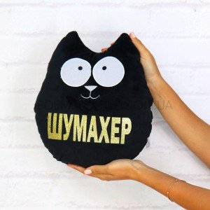 Креативная подушка Подголовник помощник Шумахер , 25х30х7