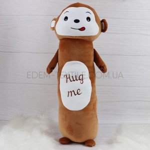 Игрушка подушка обнимашка антистресс Обезьянка , 25х75х22