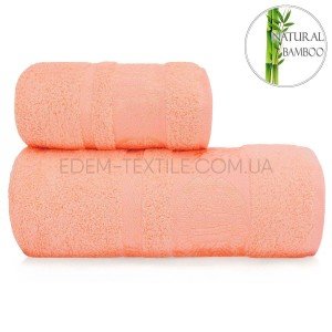 Полотенце бамбуковое для лица и тела Aynali Лосось, 50х90