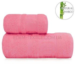 Плотное Бамбуковое полотенце Aynali Zeron Малиновый, 50х90