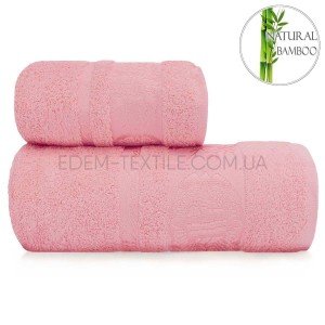 Турецкое полотенце бамбуковое Aynali Zeron Розовый, 50х90
