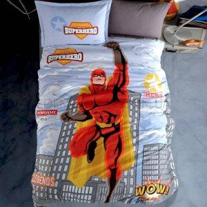 Постель для мальчика Супергерой Superhero , Полуторный