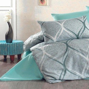 Комплект Постельного белья Ранфорс R-T9172 Tag , Полуторный