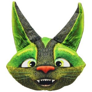 Игрушка подушка Жабокиць Квусь Лісова пісня Зеленый, 40x44x10