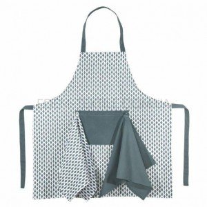 Набор фартук с двумя полотенцами Ярослав К-174 Морская волна, 84х76