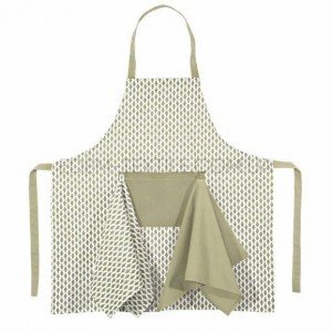 Комплект фартук и полотенца Ярослав К-174 Бежевый, 84х76