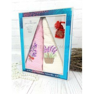 Вафельные салфетки круглой формы Лаванда , диаметр 50-2шт