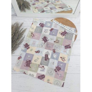 Кухонное полотенце для рук Рогожка Coffee , 45х60