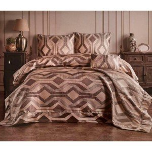 Жаккардовый набор Покрывало с Наволочками Daria , 240х260+нав.50х70-2шт