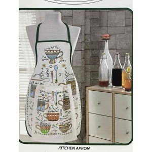 Комплект подарочный фартук и полотенце Чашки ,