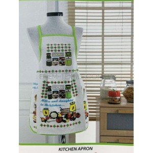 Набор прорезиненый фартук и полотенце Соленья ,