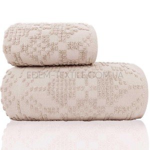 Мягкое махровое полотенце Sikel Tripolis Капучино, 50х90