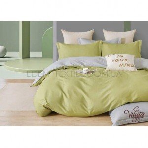 Постельное белье Украина Viluta сатин твил 672 , Полуторный