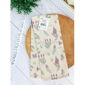 Полотенце кухонное вафельное Ярослав Лаванда , 45х75