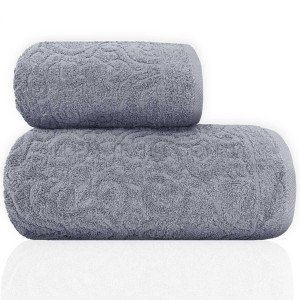 Полотенце махровое для ванной комнаты Brusk Серый, 50х90