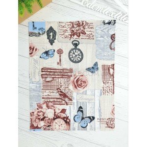 Полотенце кухонное Рогожка в стиле Прованс , 45х60