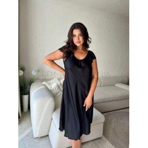 Удлиненная шелковая ночная сорочка 2000 Ева