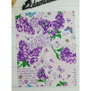 Полотенце кухонное для рук Букет Сирени , 45х60