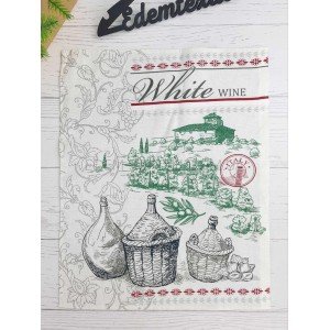 Хлопковое полотенце для рук Рогожка White Wine , 45х60