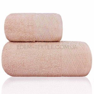 Хлопковое Полотенце Fakili Massimo для ванной Персиковый, 50х90