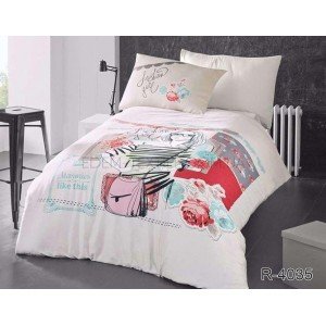 Постельное белье для девочек Tag Ранфорс R4035 , Полуторный
