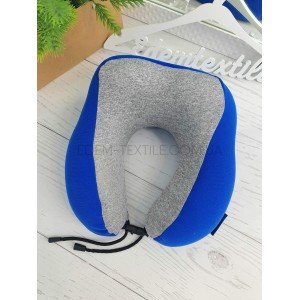 Подушка в машину под голову Colorful 9311 Синий, 25х30