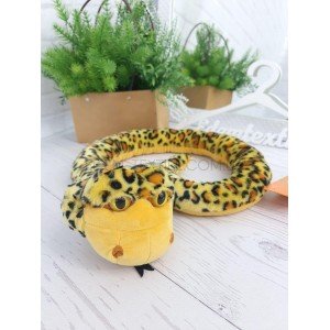 Мягкая Игрушка сувенир Змея Лео Копиця , 11х121х18