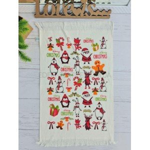 Полотенце для рук на подарок Merry Christmas , 40х60