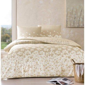 Комплект постельного белья Tac April Beige , Евро