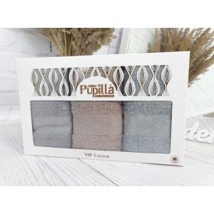 Турецкие кухонные полотенца Бамбук Pupilla , 30х50-3шт