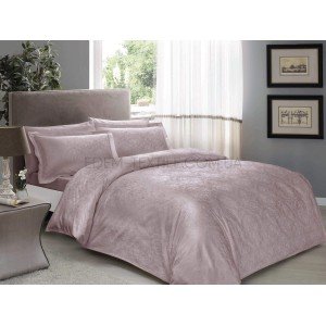 Постельное белье жаккард сатин Daria lila , Евро