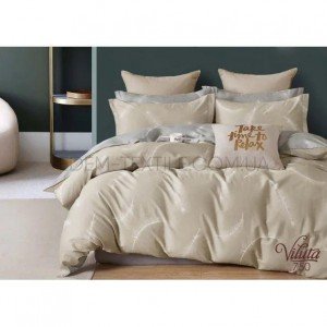 Постельное белье Twill сатин Перышки 750 , Полуторный