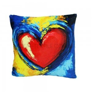 Подушка с принтом Горячее Сердце 2 Копица , 31х31х10