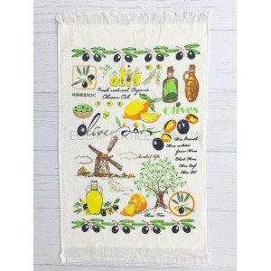 Кухонное полотенце для рук Organic Olives , 40х60