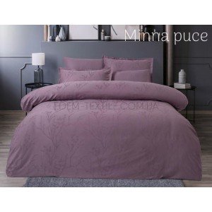 Постель сатин жаккард Altinbasak Minna Puce , Евро Постель сатин жаккард Altinbasak Minna Puce , Евро