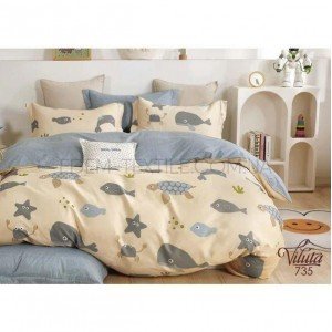 Постельное белье подростковое Водный мир 735 , Полуторный