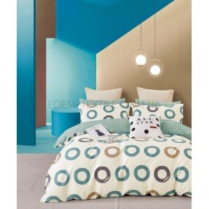 Постельное белье сатиновое Bella Villa B-0343 , Евро