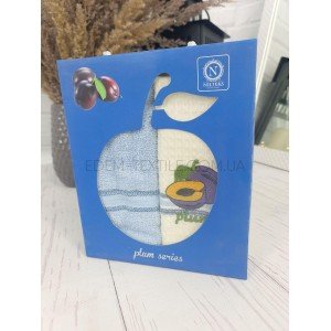 Набор полотенец кухонных с вышивкой Слива , 40х60-2шт