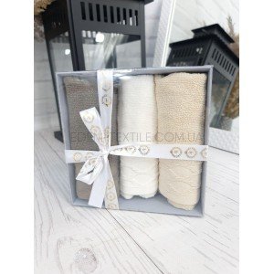 Комплект салфеток на подарок Бесконечность , 30х50-3шт