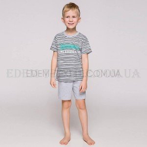 Полосатая детская летняя пижама для мальчика Max , Рост 110