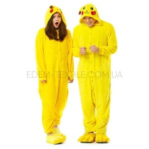 Костюм Кигуруми Пикачу для взрослых и детей , Рост 163-175 (L)