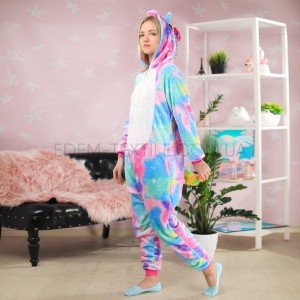 Костюм Кигуруми Единорог Звезда Блестящая , Рост 170-185 (XL)